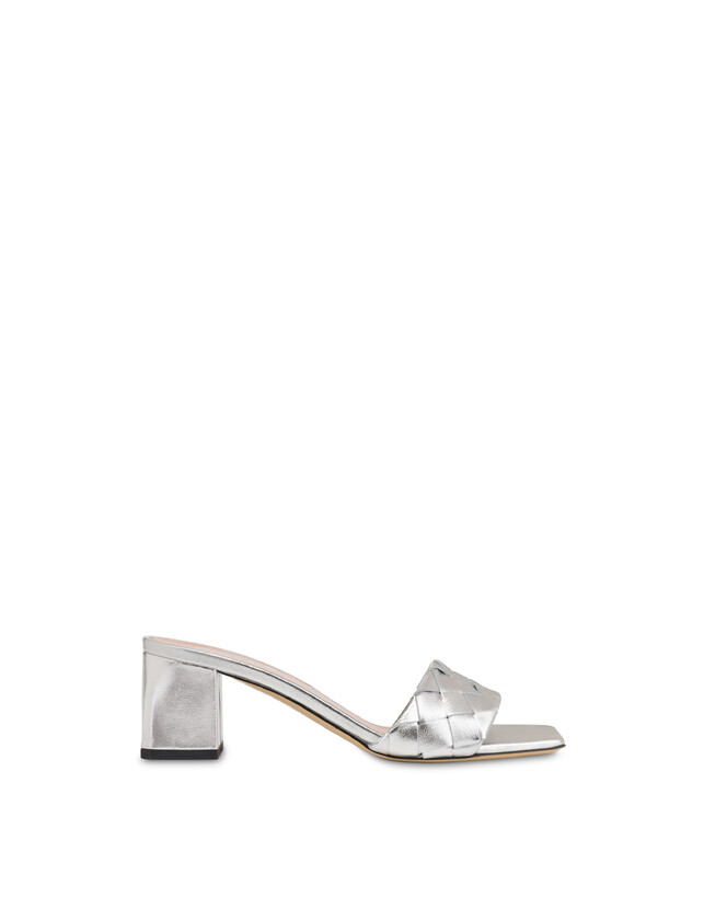 Mule Dama In Nappa Laminata Photo 1