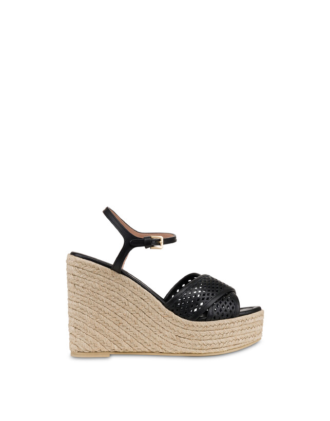 Sandalo Wedge Glam in Vitello Photo 1