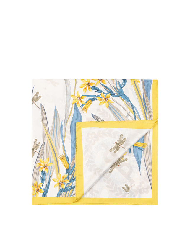 Foulard In Seta Con Stampa floreale Photo 1