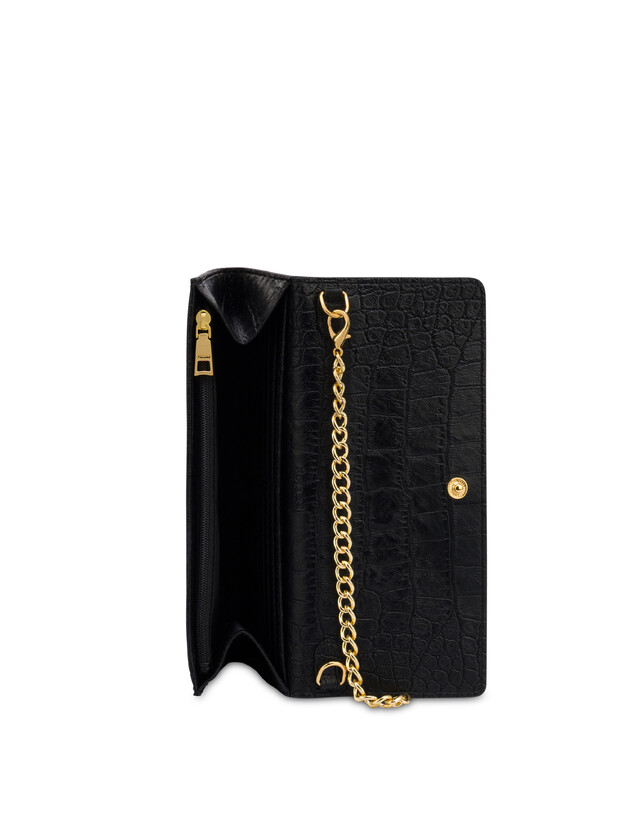 Brieftasche Wallet On Chain aus PU-Krokodil Photo 3