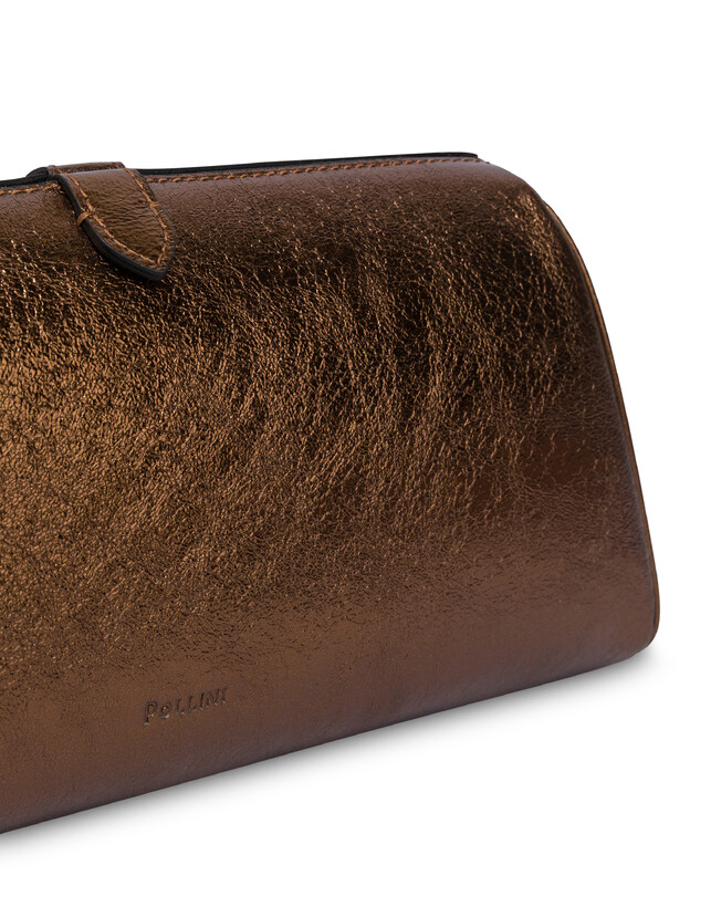 Clutch Shell aus laminiertem Kalbsleder Photo 4
