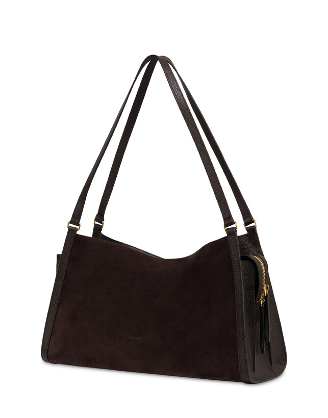 Schultertasche Empire aus Spalt- und Kalbsleder Photo 2
