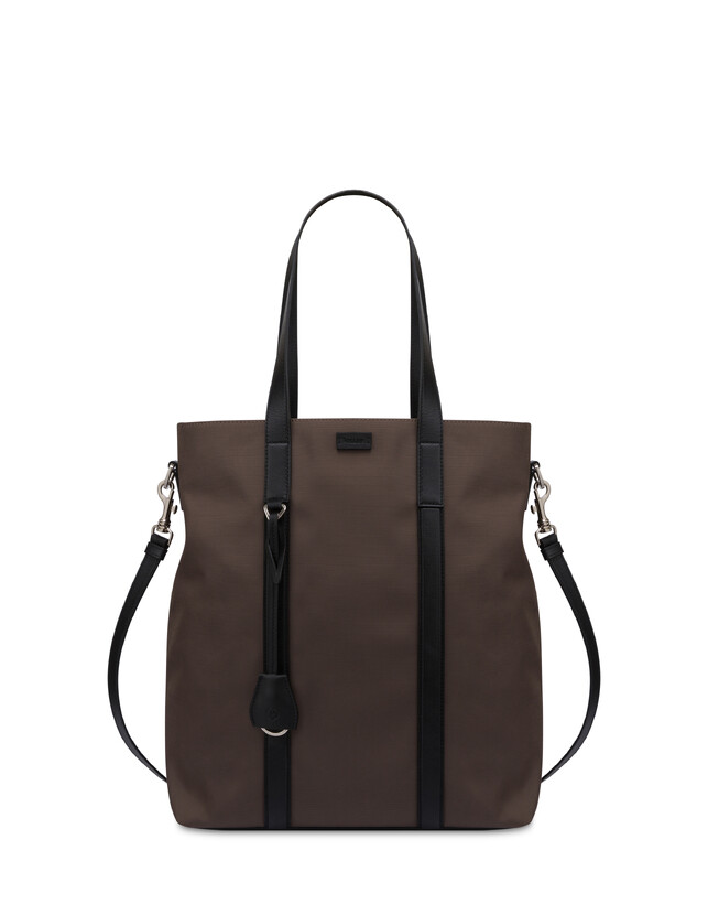 Borsa a spalla in nylon e vitello Photo 1