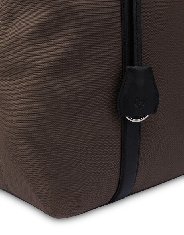 Borsa a spalla in nylon e vitello Photo 4