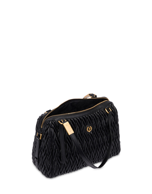 Schultertasche Alba aus gestepptem PU und weichem PU Photo 3