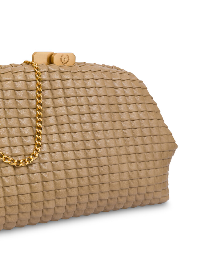 Cloud-Clutch aus Mini-Grained-Lux-Plissè-Pu Photo 4