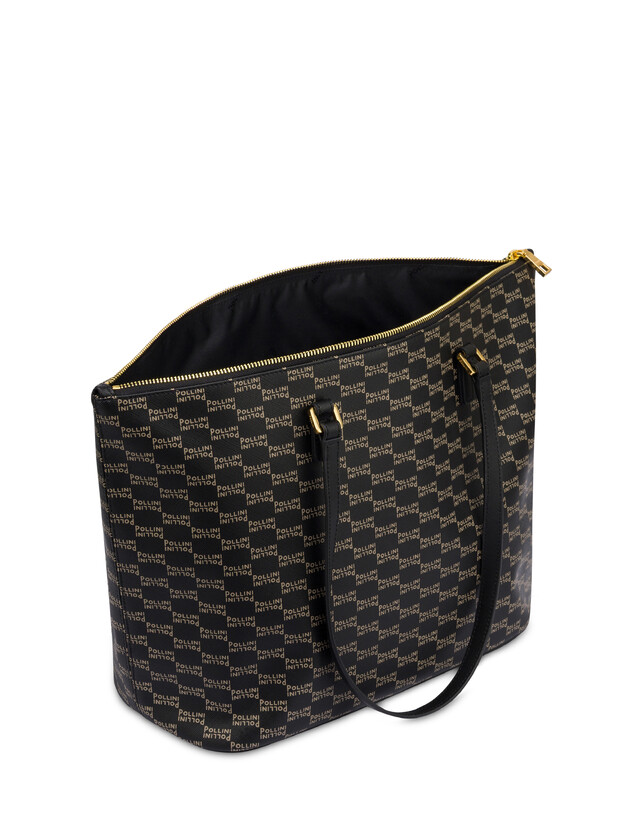 Iconic-Umhängetasche aus bedrucktem Saffiano-Leder Photo 3
