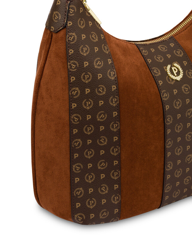 Interplay-Umhängetasche aus Fabric Suede und Heritage-PVC Photo 4