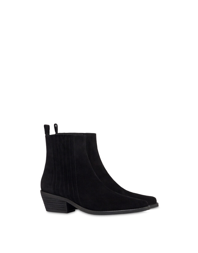 Stiefelette Texas Flare aus Spaltleder Photo 2