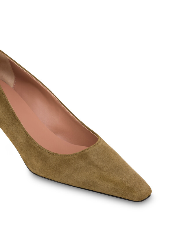 Décolleté Aurora in camoscio Photo 4