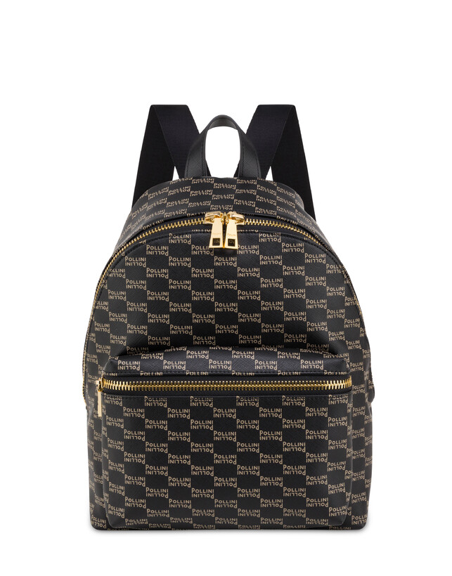 Rucksack „Iconic“ aus bedrucktem Saffiano-Leder Photo 1