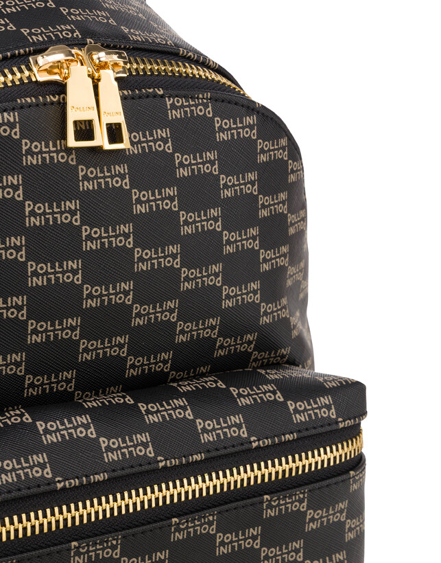 Rucksack „Iconic“ aus bedrucktem Saffiano-Leder Photo 4