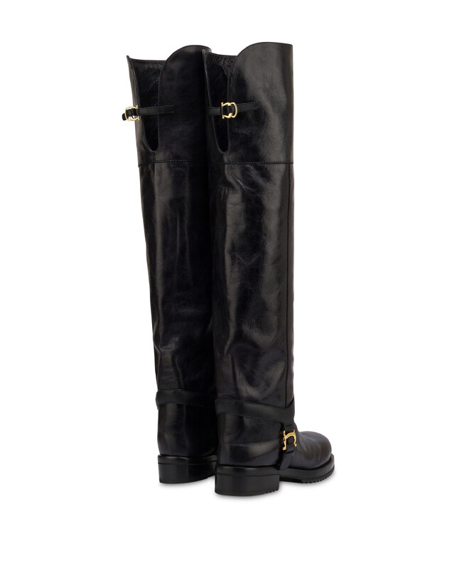 Mia-Overknee-Stiefel aus Kalbsleder Photo 3
