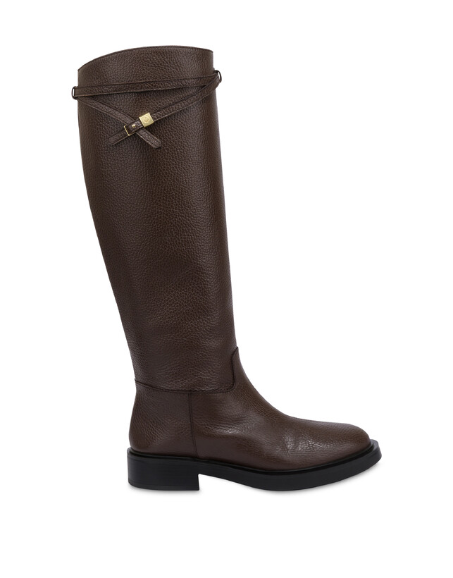 Stiefel „Alba“ aus getrommeltem Kalbsleder Photo 1