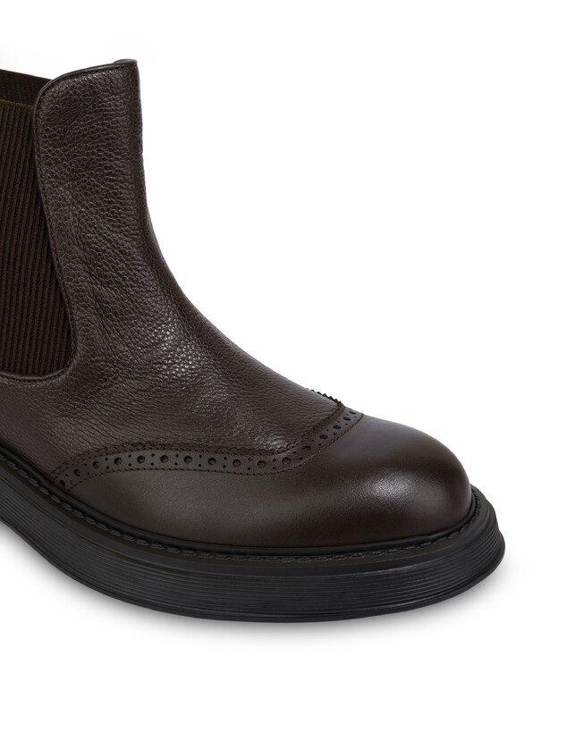 Stivaletto James in vitello granato Photo 5