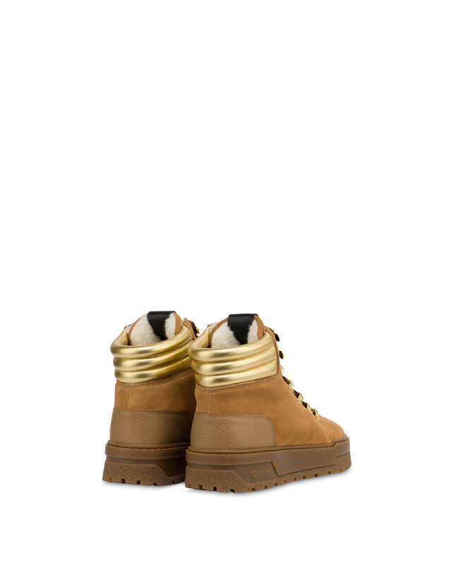 Ice Cracker-Stiefel aus Spaltleder und Laminat Photo 3