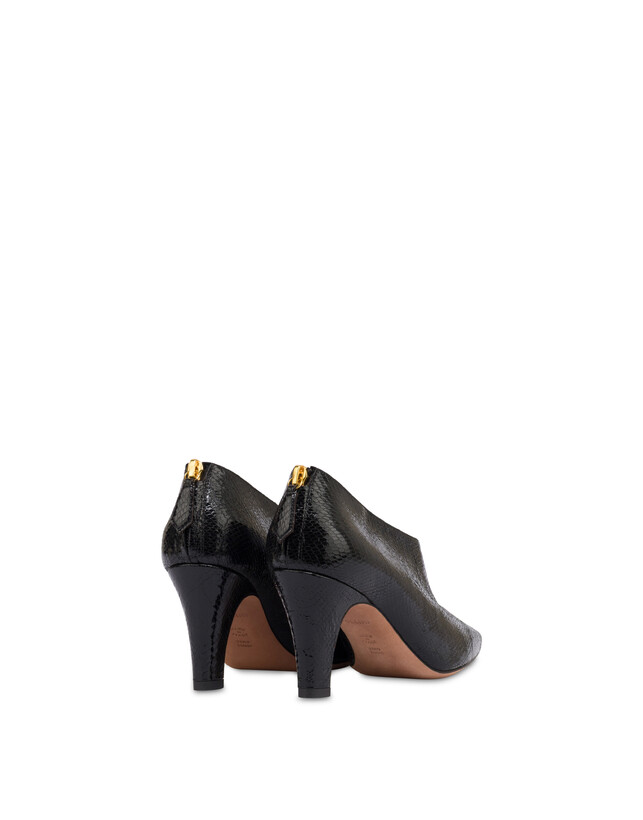 Muse-Stiefeletten aus Ziegenleder mit Viper-Print Photo 3