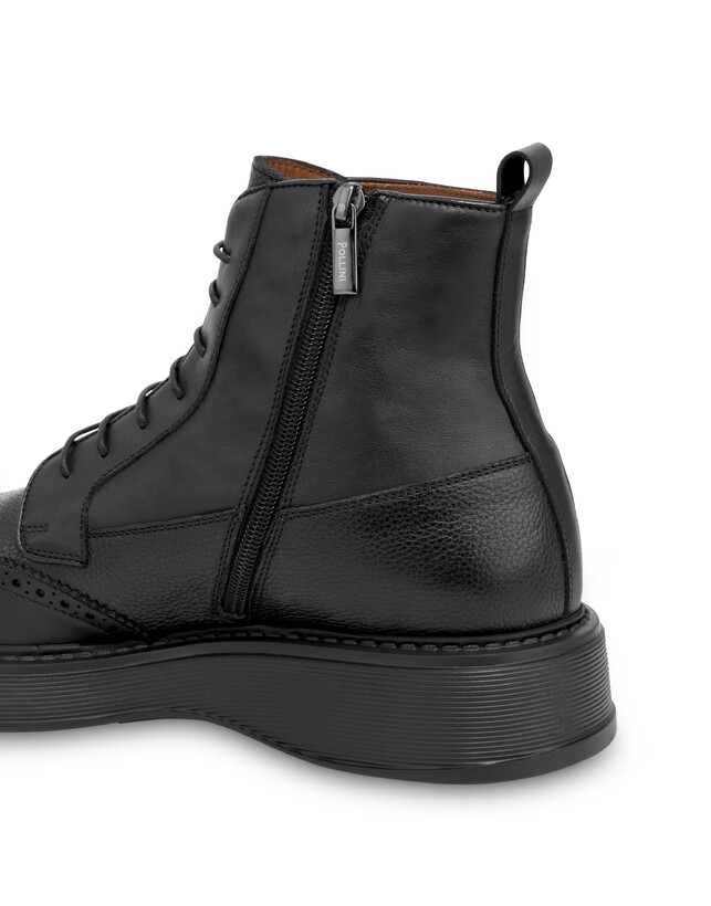 Stivaletto James in vitello granato Photo 5