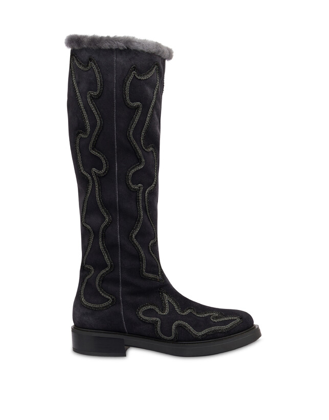 Stiefel „Austin“ aus Spaltleder Photo 1