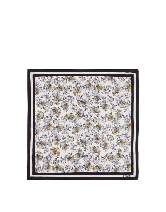 Foulard in seta a fantasia Melograni Photo 2