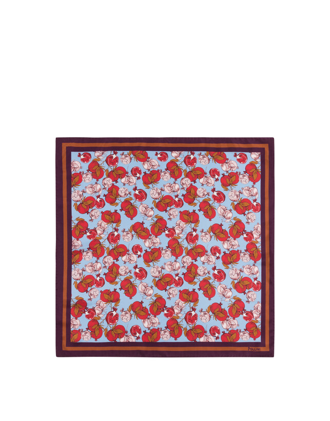 Foulard in seta a fantasia Melograni Photo 2