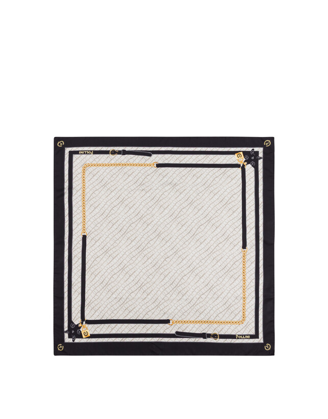 Foulard in seta con stampa cocco Photo 2