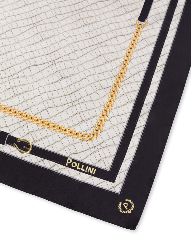 Foulard in seta con stampa cocco Photo 3