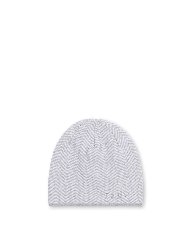 Morbido cappello in misto lana con stampa chevron Photo 1