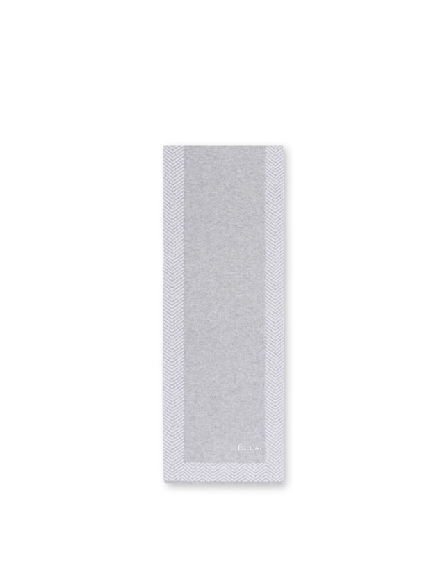 Sciarpa in misto lana con stampa chevron Photo 1