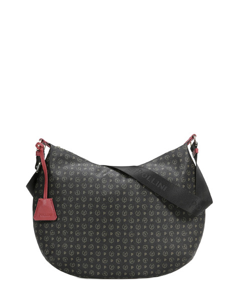 Borsa Hobo Heritage Logo Classic Nero/lacca