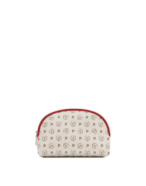 Heritage Logo Classic Pouch Ivory/laky Red