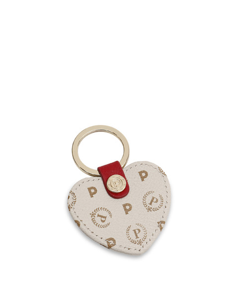 Portachiavi Cuore Heritage Logo Classic Avorio/lacca