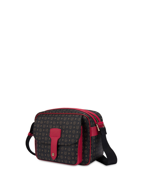 Borsa A Spalla Heritage Logo Classic Nero/lacca