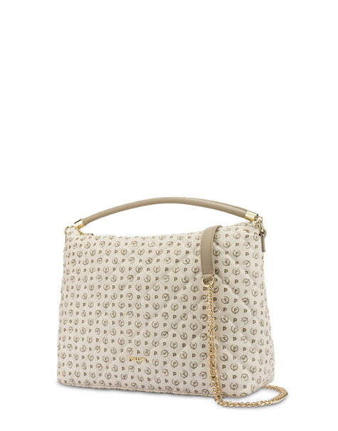 Heritage Matelassé Hobo Bag Ivory/ivory