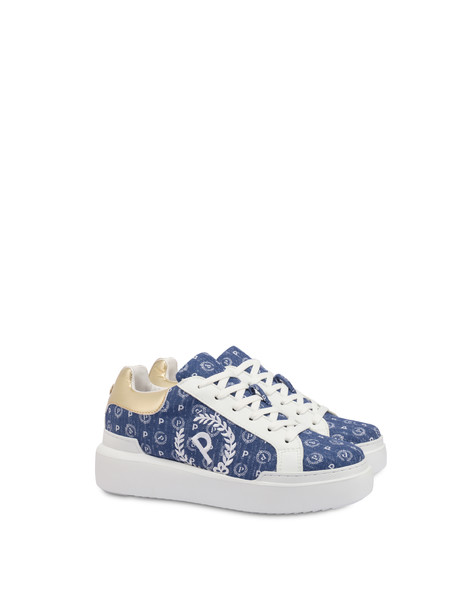 Sneakers Heritage Denim Jacquard Blu/bianco/oro