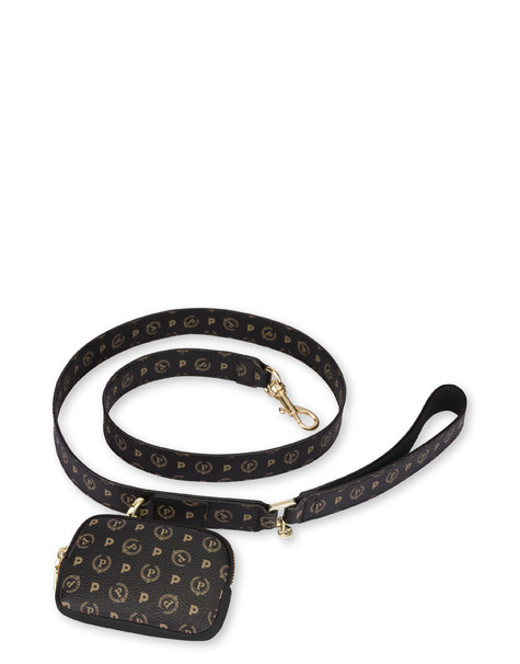 Guinzaglio Con Pouch Heritage Pet Collection Nero/nero