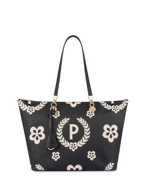 Heritage Pvc Shopping Bag Black/black/black