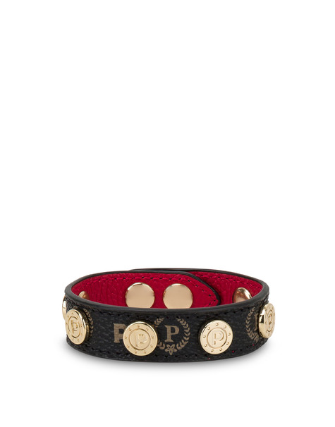 Heritage Bijoux Stud Bracelet Black/laky Red