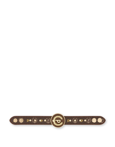 Bracelet With Maxi Stud P-laurel Heritage Bijoux Brown/brown