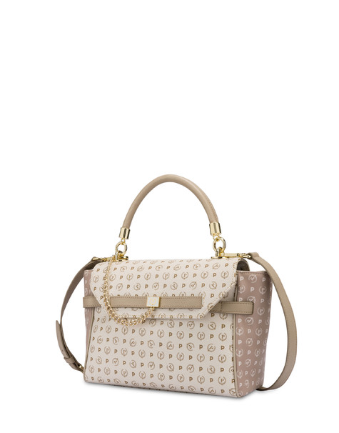 Heritage Soft Touch Two-tone Crossbody Bag Ivory/beige/ice