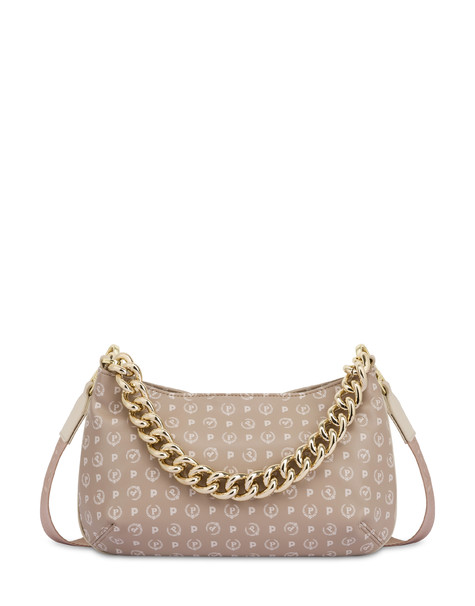 Heritage Soft Touch Chain Crossbody Bag Beige/ivory