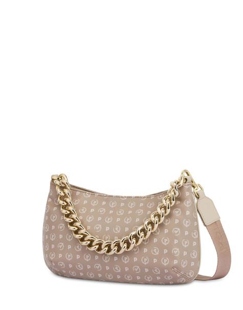 Heritage Soft Touch Chain Crossbody Bag Beige/ivory