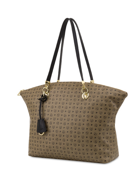 Soft Touch Heritage Tote Bag Taupe/black