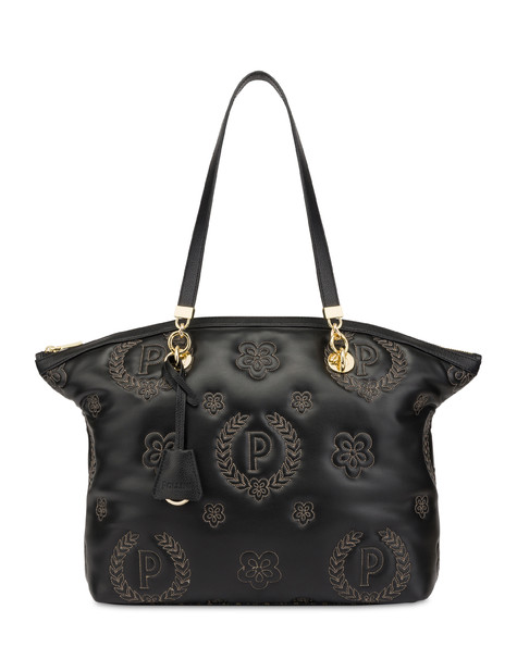 Puffy Heritage Tote Bag Black/black/black