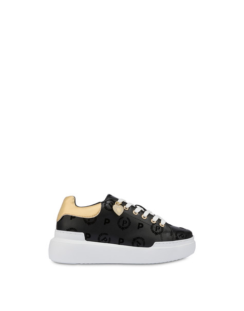 Heritage Flock Charm Sneakers Black/black