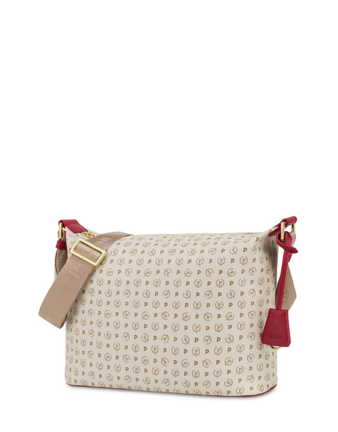 Borsa A Spalla Ivory/laky Red