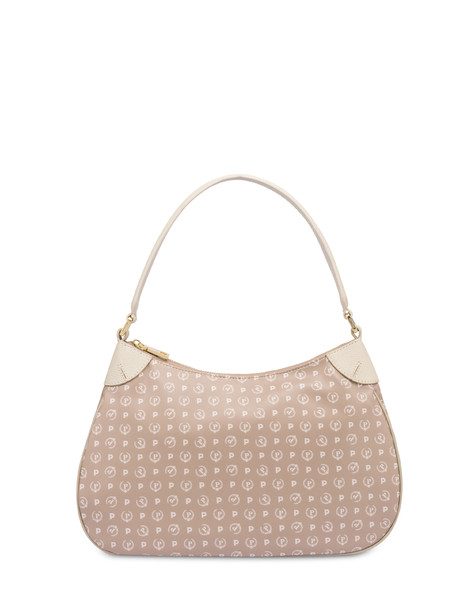 Heritage Soft Touch Pvc Shoulder Bag Beige/ivory