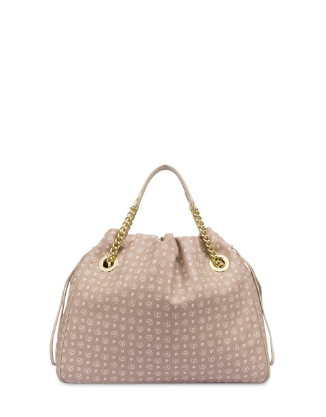 Borsa A Secchiello In Pvc Heritage Soft Touch Beige/avorio