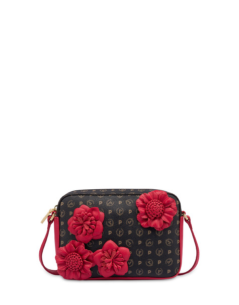 Camera Bag Piccola Heritage Flowers Nero/rosso