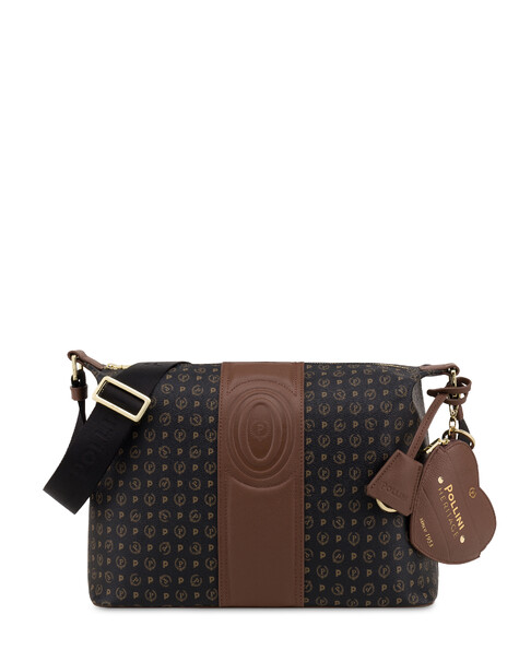 Borsa A Spalla Heritage 70 Nero/marrone.
